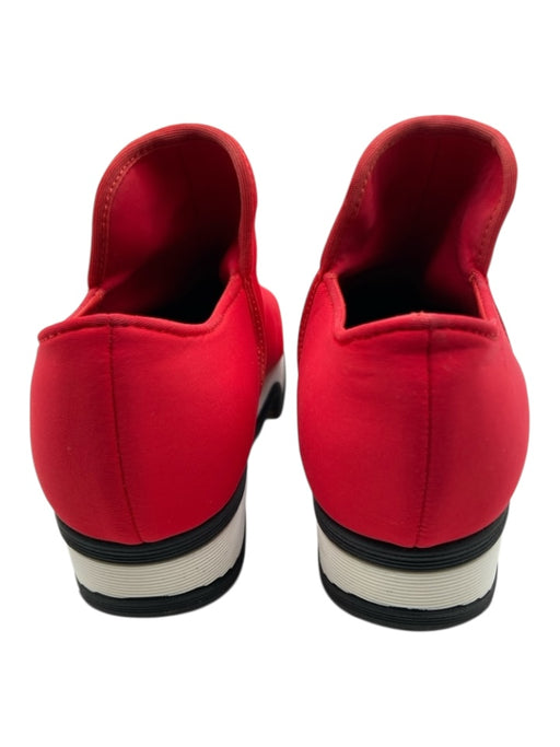 iRi Shoe Size 38 Red, White, Black Neoprene Rubber Sole Slip On Sneakers Red, White, Black / 38