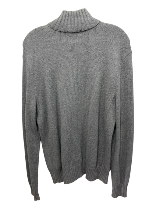 Polo Ralph Lauren Size M Gray Cotton Zip Up Men's Sweater Gray / M