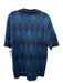 Todd Snyder Size M Blue & Green Merino Wool Argyle Men's Short Sleeve Blue & Green / M