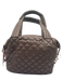 MZ Wallace Brown Nylon Gold Tone Hardware Quilted Flap Shoulder Bag Brown / Medium
