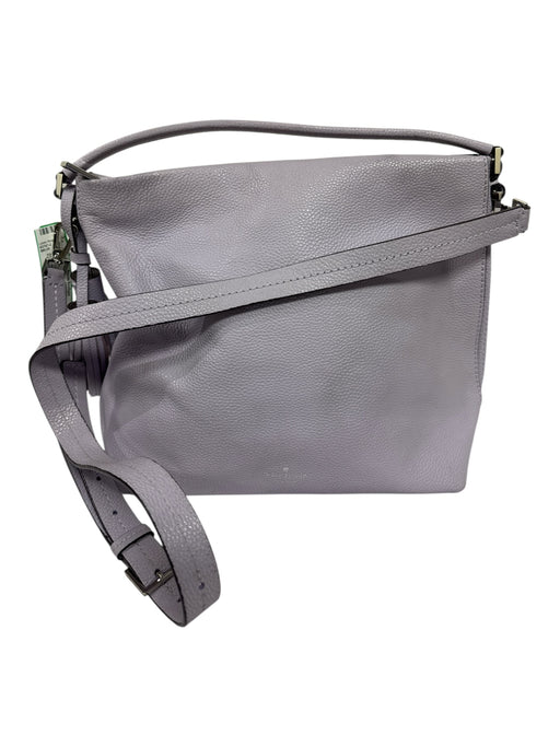 Kate Spade Lilac Leather Pebbled Detachable Strap Crossbody Bag Lilac