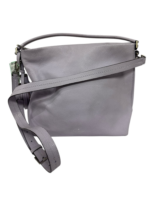 Kate Spade Lilac Leather Pebbled Detachable Strap Crossbody Bag Lilac
