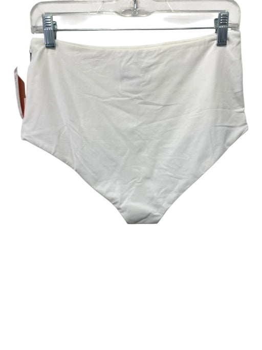 Marysia Size L White Polyamide & Elastane Surplice High Rise Swimsuit White / L