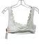 Marysia Size L White Polyamide & Elastane Scalloped Top Only Swimsuit White / L