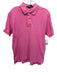 Polo Size M Pink Cotton Solid Polo Men's Short Sleeve Pink / M