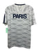 Nike Size M White & Blue Polyester Jersey Men's Short Sleeve White & Blue / M