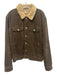 Outerknown Size M Brown Cotton Blend Cordouroy Trucker Lined Men's Jacket Brown / M