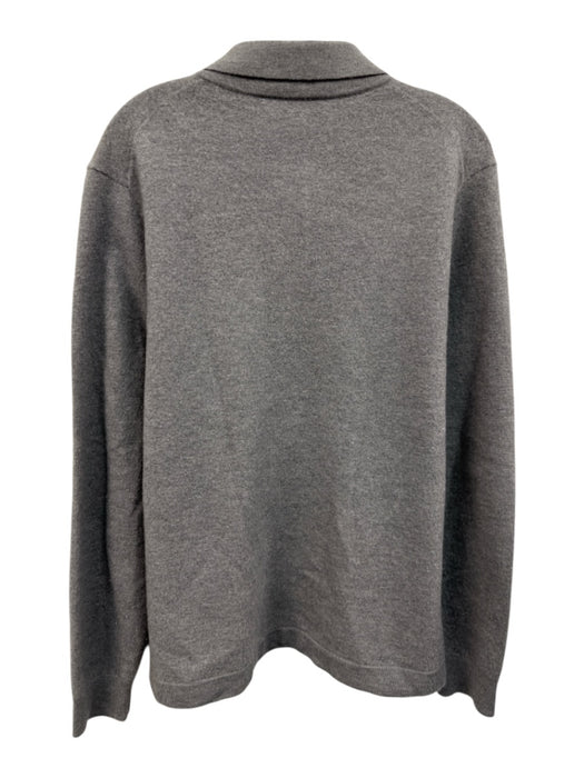 Todd Snyder Size M Gray Wool Solid Knit Button up Men's Sweater Gray / M