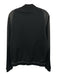 Nike Size M Black Synthetic Solid Zip UP Track Men's Jacket Black / M