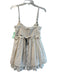 For Love & Lemons Size Large Cream Cotton Button Down Spaghetti Strap Lace Dress Cream / Large