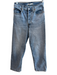 Levis Size 27 Light Wash Cotton 5 Pocket High Rise Straight Leg Button Fly Jeans Light Wash / 27