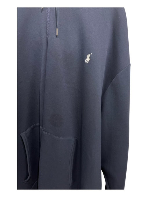 Polo Ralph Lauren Size 5XL Navy Polyester & Cotton Zip Up Men's Jacket Navy / 5XL