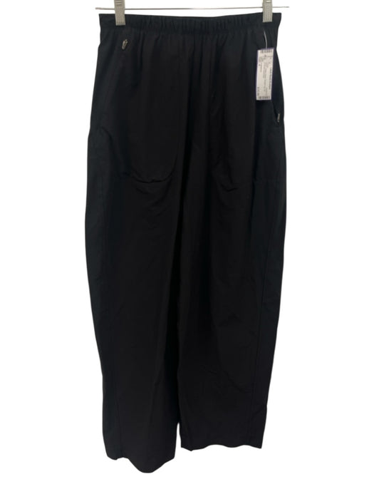 Lululemon Size 4 Black Elastic Waist Straight Leg Zip Pockets Pants Black / 4