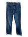 Mother Size 26 Medium Wash Cotton Blend High Rise 5 Pocket Straight Jeans Medium Wash / 26