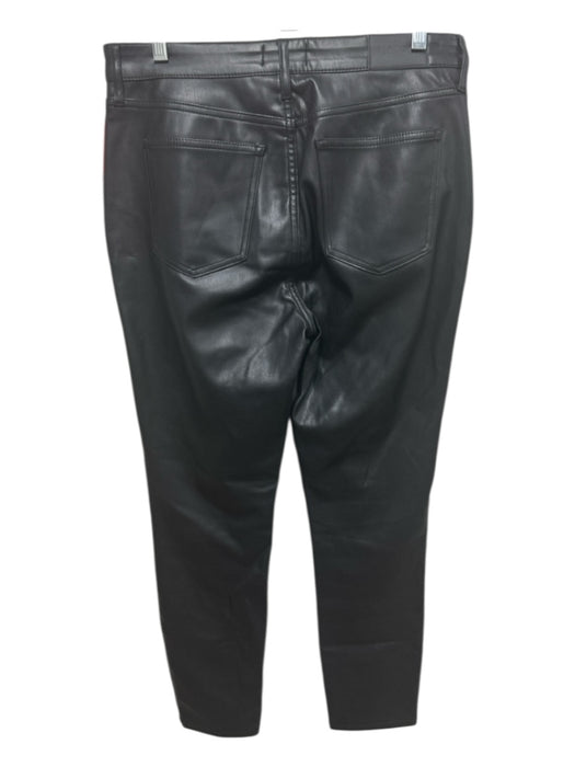 Pistola Size 29 Black PU leather Skinny Mid Rise Zip & Button Pockets Pants Black / 29
