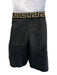 Versace Size 7 black & gold Polyester Men's Shorts black & gold / 7