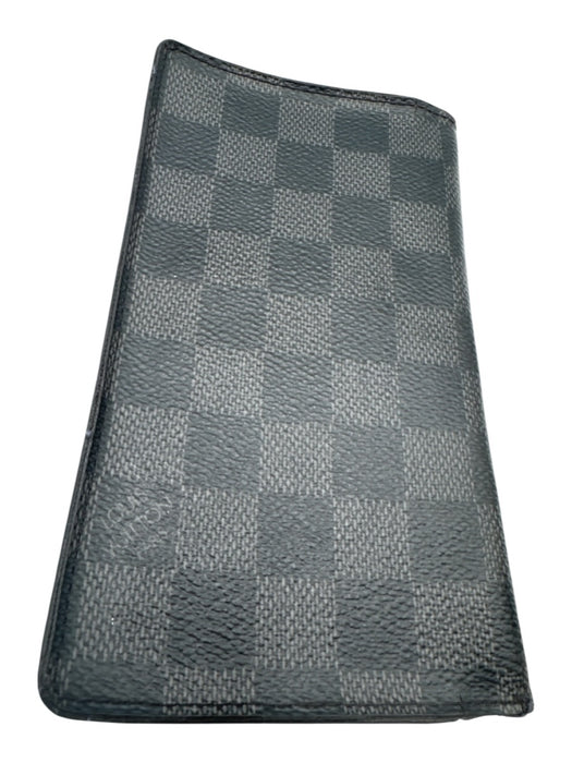Louis Vuitton AS IS Black & Gray Leather Damier Men's Wallet Black & Gray