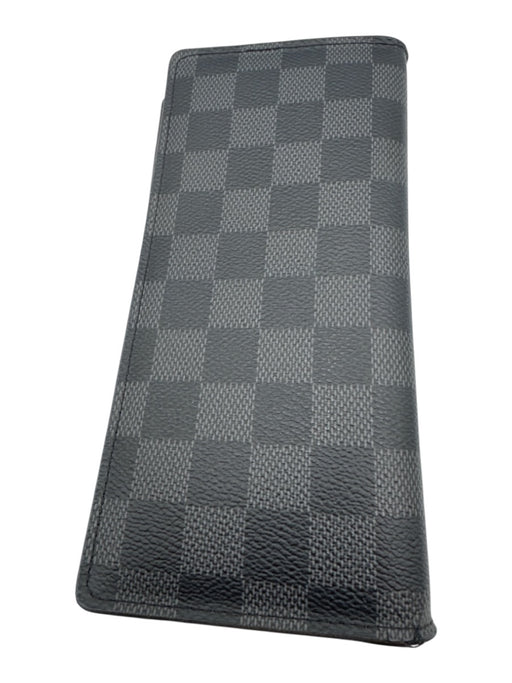 Louis Vuitton Black & Gray Leather Damier Men's Wallet Black & Gray