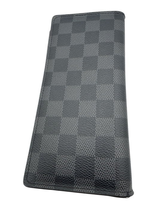 Louis Vuitton Black & Gray Leather Damier Men's Wallet Black & Gray