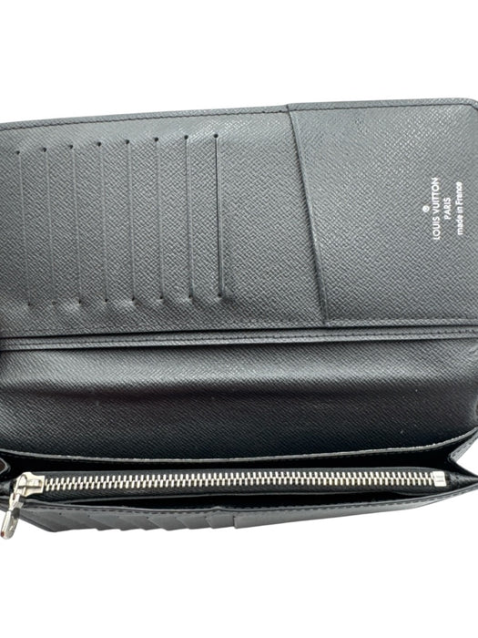 Louis Vuitton Black & Gray Leather Damier Men's Wallet Black & Gray