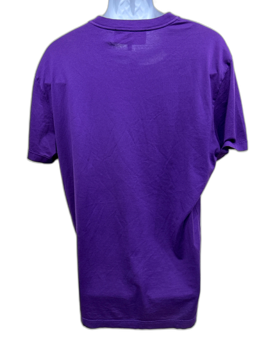 Dolce & Gabbana AS IS Size 54 Purple, Yellow, Multi Cotton Graphic Short Sleeve Purple, Yellow, Multi / 54