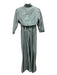Montage Size 4 Sage green Missing Fabric Jeweled Detail Strapless Jacket Gown Sage green / 4