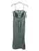Montage Size 4 Sage green Missing Fabric Jeweled Detail Strapless Jacket Gown Sage green / 4