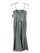 Montage Size 4 Sage green Missing Fabric Jeweled Detail Strapless Jacket Gown Sage green / 4