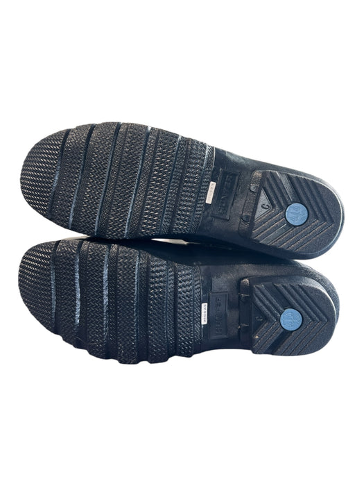 Hunter Shoe Size 10 Dark Blue Rubber Round Toe Knee High Patent Boots Dark Blue / 10