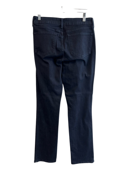 NYDJ Size 8 Dark denim Cotton Blend High Rise 5 Pocket Straight Leg Jeans Dark denim / 8