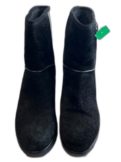 Marc By Marc Jacobs Shoe Size 41 Black Suede & Leather Seam Detail Booties Black / 41