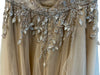 Mac Duggal Size 10 Peach Polyester Lined Tulle One Shoulder Embellished Gown Peach / 10