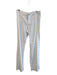 NYDJ Size 8 White Linen Blend Solid Zipper Fly Wide Leg Pants White / 8