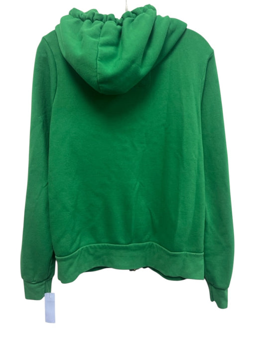 Aviator Nation Size M Green & Blue Polyester, Cotton, Rayon Stripe Zip Up Jacket Green & Blue / M
