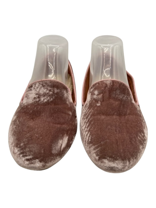 Birdies Shoe Size 8 Mauve Pink Velvet Faux Fur Lining Loafers Mauve Pink / 8