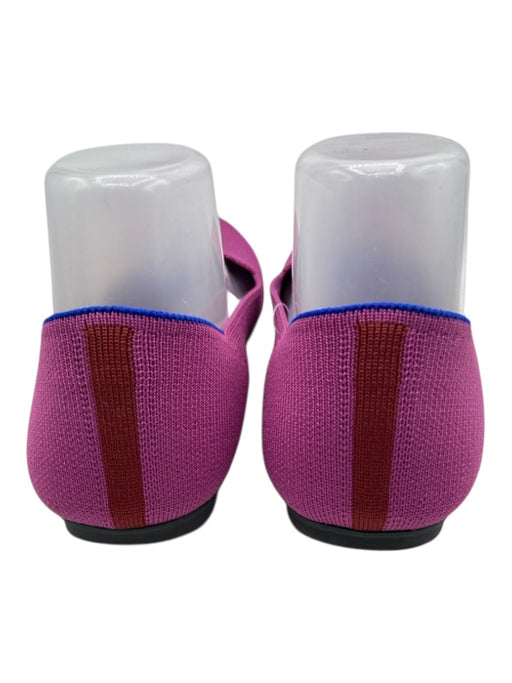 Rothy's Shoe Size 10 Fuchsia Synthetic Knit Round Toe Rubber Sole Flats Fuchsia / 10