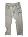 Off-White Size 29 Light Wash Cotton Denim Cut Outs Button & Zip Fly Jeans Light Wash / 29