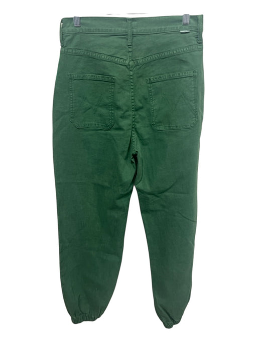 Mother Size 28 Green Cotton & Lyocell Jogger Pants Green / 28