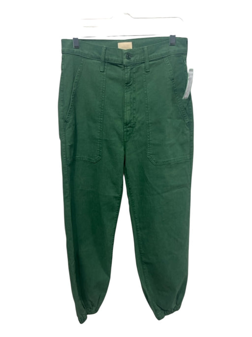 Mother Size 28 Green Cotton & Lyocell Jogger Pants Green / 28
