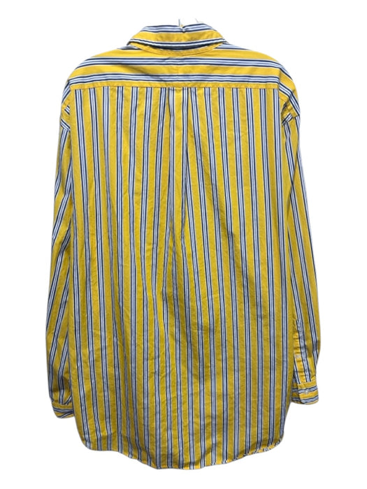 Ralph Lauren Size XL Yellow & Blue Cotton Striped Button Down Long Sleeve Shirt Yellow & Blue / XL