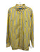 Ralph Lauren Size XL Yellow & Blue Cotton Striped Button Down Long Sleeve Shirt Yellow & Blue / XL