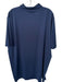 Peter Millar Size XL Navy & White Polyester Blend Solid Golf Men's Polo Navy & White / XL