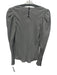 Frame Size S Black & White Silk Long Sleeve Diagonal Stripe V Neck Top Black & White / S