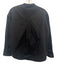 Psophia Vazquez de Castro Size XS Black Cotton Long Sleeve Ruffle Detail Top Black / XS