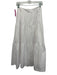 Staud Size 4 White Cotton Maxi Tiered pleats Skirt White / 4