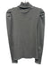 Veronica Beard Jeans Size M Black & White Pima Cotton Blend Ribbed Knit Top Black & White / M