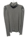 Veronica Beard Jeans Size M Black & White Pima Cotton Blend Ribbed Knit Top Black & White / M