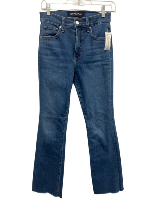 Veronica Beard Jeans Size 27 Medium Wash Cotton Blend Denim High Rise Jeans Medium Wash / 27