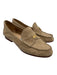 Veronica Beard Shoe Size 8.5 Beige Leather Upper Suede Penny Slip On Loafers Beige / 8.5