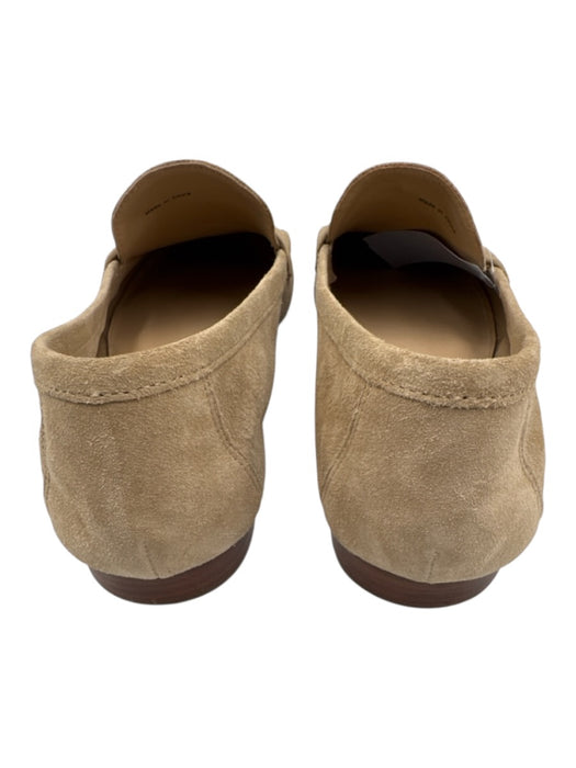 Veronica Beard Shoe Size 8.5 Beige Leather Upper Suede Penny Slip On Loafers Beige / 8.5